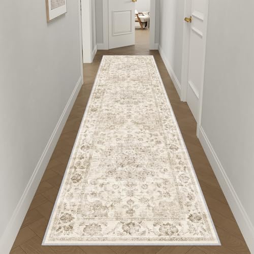 2x14 Beige Neutral Runner Rug - color: Neutral | Beige, size: 2' x 14' (Runner)