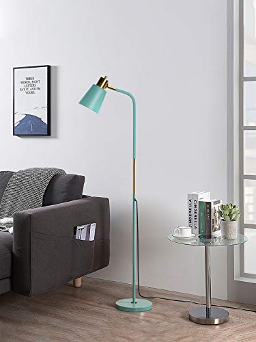 LALISU Floor Lamp Industrial Floor Lamps Reading Farmhouse Standing Lamp - color: Green