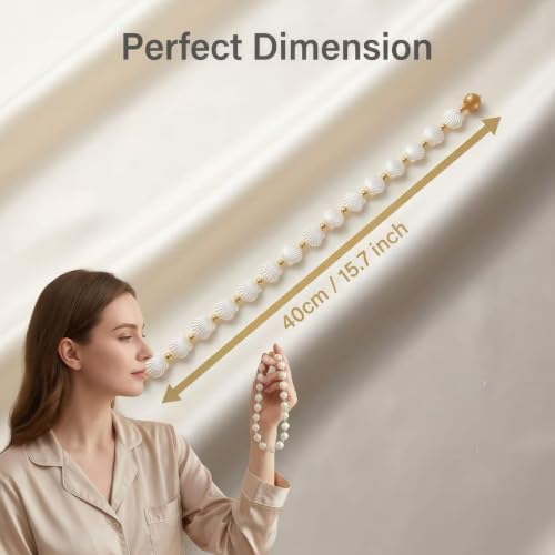 Curtain Tiebacks, Magnetic Seashell‑Style Design, 2‑Pack