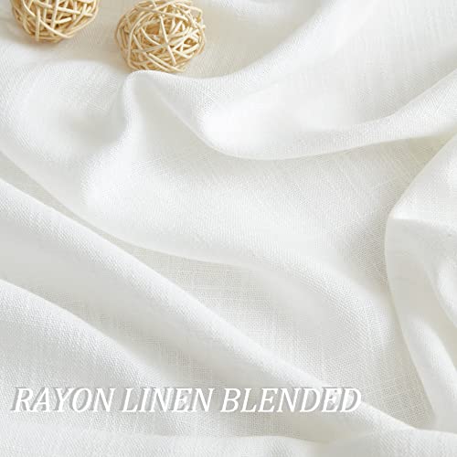 Vision Home White Pinch Pleated Semi Sheer Curtains 40Wx72Lx2 - color: White/Pinch, size: 40"W x 72"L (Pack of 2)
