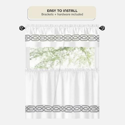 Buono II Carrie Rod & Finial 48-86 in, for Windows, Finials - size: 48-86, style: Carrie