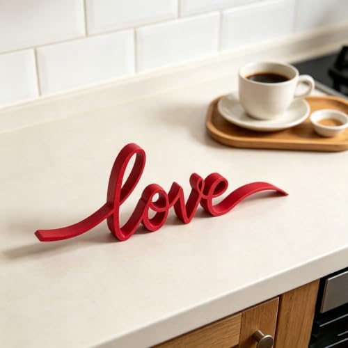 Love Sign Wedding Table Decorations,Valentine's Day Tabletop Party Decor