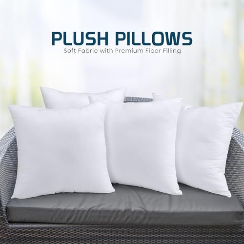 Utopia Bedding Throw Pillows, Decorative 24x24 Pillow Inserts, Set of 4 - size: 24x24 Inch