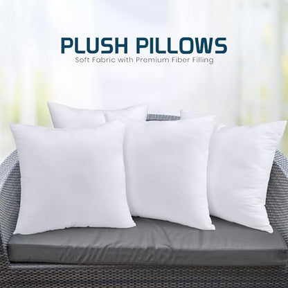 Utopia Bedding Throw Pillows, Decorative 24x24 Pillow Inserts, Set of 4 - size: 24x24 Inch