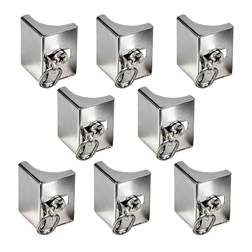 Curtain Track End Caps Quiet Curtain Rail Stop Replacement Accessories for Ceiling Track & Window Hanging Rod 8 Pack