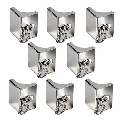 Curtain Track End Caps Quiet Curtain Rail Stop Replacement Accessories for Ceiling Track & Window Hanging Rod 8 Pack