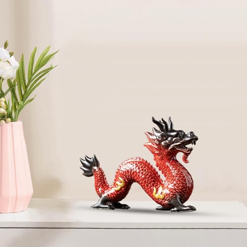 Feng Shui Ceramic Dragon Figurine