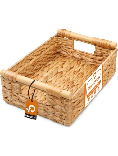 Wicker Basket, Large Basket for Gift Baskets Empty, 13.4x9.5x4.7in - color: Natural, size: Medium