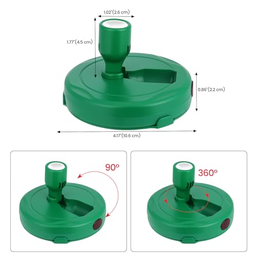 LED Spotlight Battery Powered, Wireless Picture Light with Remote - color: Green