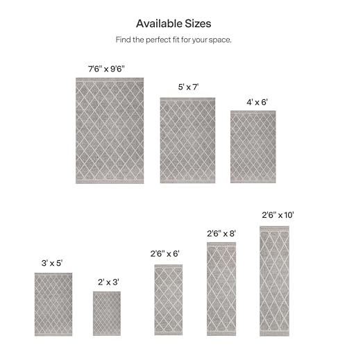 ReaLife Rugs Machine Washable Area Rug Runner - Living Room Bedroom Bathroom Kitchen Entryway Office - Padded Low Pile Stain Resistant Premium - Boho Modern Farmhouse - Tessa - Beige Ivory 2'6" x 6' - color: Tessa - Beige Ivory, size: 2'6" x 6' (Rectangul