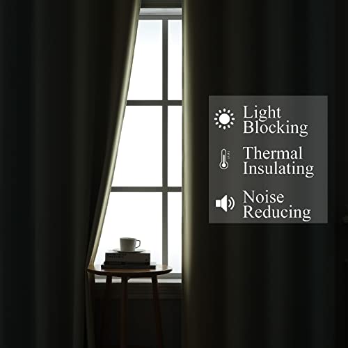 Estelar Textiler Aqua and Beige Ombre Blackout Curtains for Bedroom 45 Inch - color: Beige and Aqua, size: 42"W x 45"L (Pack of 2)