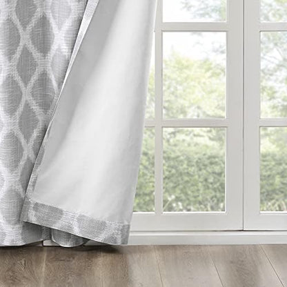 Sun Smart Blackout Window Curtains, Thermal Insulated 1 Panel 100x84 Grey - color: Grey, size: 100"W x 84"L (Pack of 1)