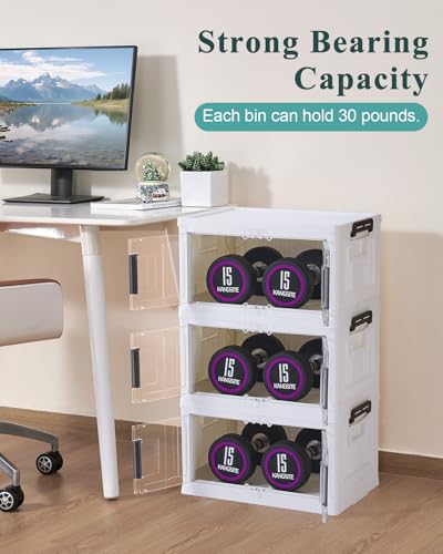 OlarHike 23QT Storage Bins with Lids for Closet, Office, Room, 3 Pack - size: 23QT