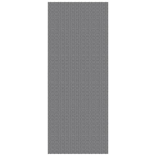 KOZYFLY 2x5 Runner Rug, Washable Non Slip Woven Kitchen Hallway Rug, Grey - color: Charcoal Grey/Dark Grey, size: 2' x 5' (Rectangular)
