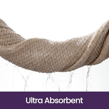 DEXI Chenille Bath Mat 24x16, Soft Absorbent Bathroom Rugs, Dark Beige - color: Dark Beige, size: 24" X 16" (Rectangular)