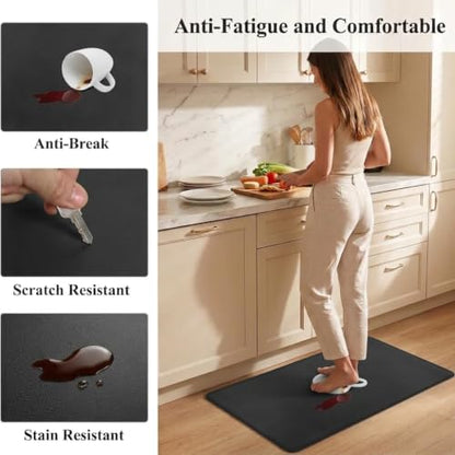 Kitchen Floor Mat 36x20in Waterproof Anti-Fatigue Kitchen Mats - color: Spilled Coffee
