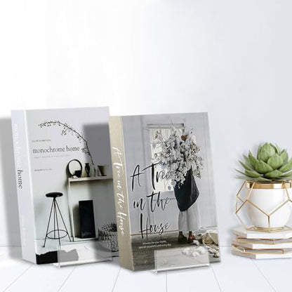 16 Pcs Large Acrylic Book Display Stand