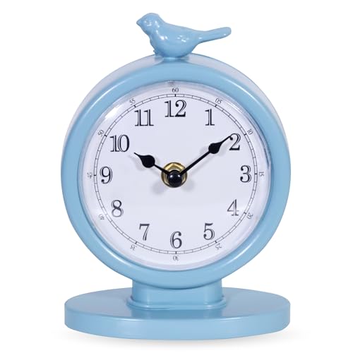 Mantel Clock, Cornflower Blue