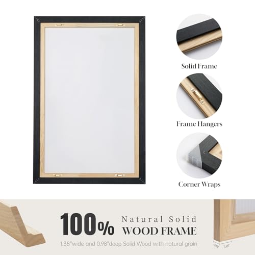 Extra Large Framed Blue Abstract Wall Art for Living Room, Vertical 40x60 - color: Grey and Beige, size: 60"L x 40"W