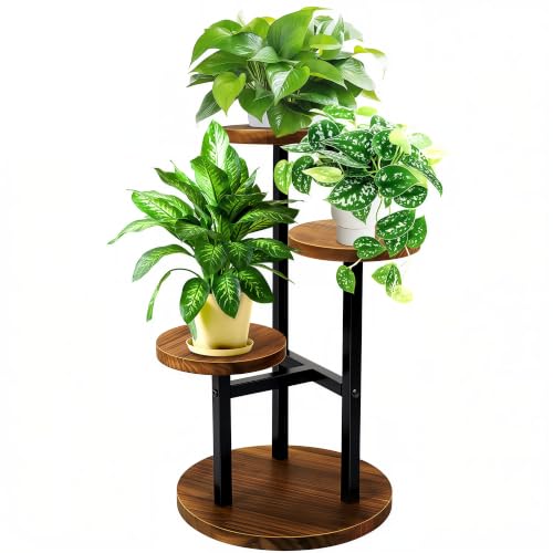 GEEBOBO 3 Tier Plant Stand Indoor - color: 3 Tier-Brown
