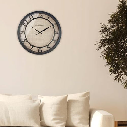 Presentime 13" Farmhouse Series Wall Clock - color: Oil Rubbed Antique Bronze, size: 13 inch