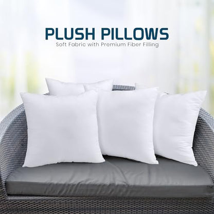 Utopia Bedding Throw Pillows, Decorative 14x14 Pillow Inserts, Set of 4 - size: 14x14 Inch