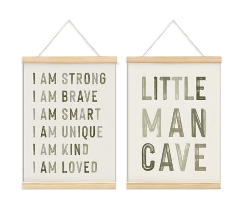 ULEGIE Foddler for Nursery Decor Little Room Boy Decor Playroom Bedroom - color: sage green
