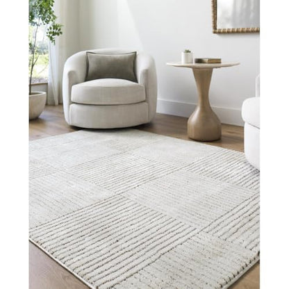Livabliss x Galey Alix Architect II Modern Geometric Area Rug, 6'7" x 9' (7' x 9'), Brown - color: Brown, size: 6'7" x 9' (Rectangular)