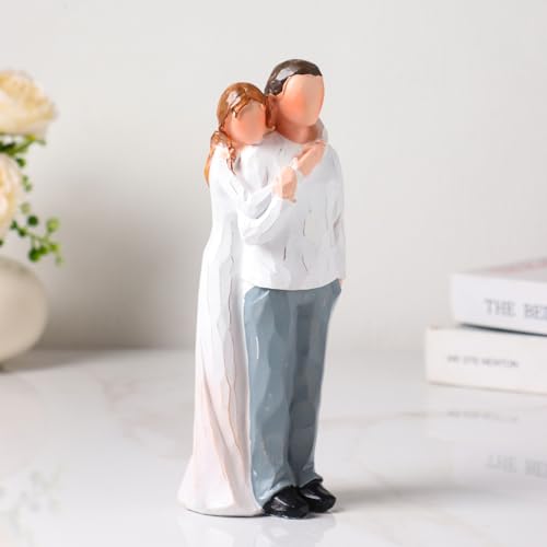 Dad and Daughter Figurines, Father of the Bride Gifts, 8inch