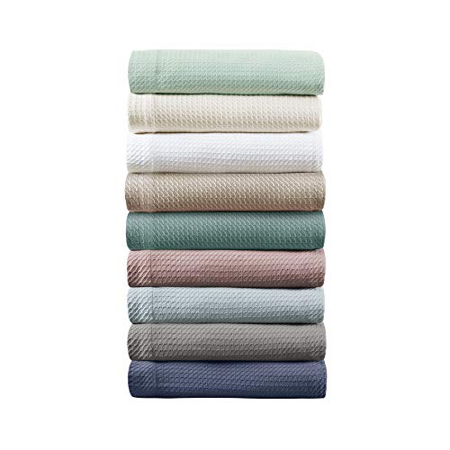 Madison Park 100% Egyptian Cotton Summer Blanket Full Queen Size Khaki - color: Khaki, size: Full/Queen