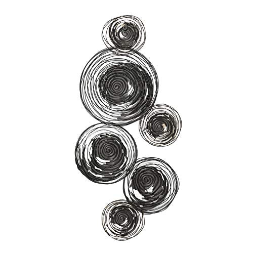 Deco 79 Metal Plate Home Wall Decor Wall Sculpture with Textured Pattern, Wall Art 42" x 1" x 27", Gold