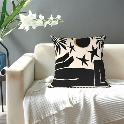Silence The Loneliness Throw Pillow Covers 18 "x18 Inch Velvet - color: Color-26, size: 18" x 18" (Pack of 1)
