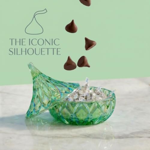 Godinger Hershey Candy Dish, Chocolate Dish, Crystal Decor (Green) Living Room & Dining Room Decor - color: Green, size: Medium