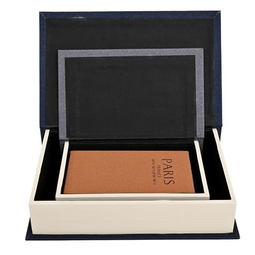 Decorative Book Boxes with Hidden Storage, Set of 3Faux Book Decor