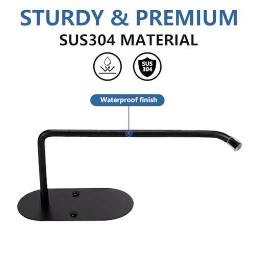2 pcs Curtain tiebacks Hooks Screw-in, Curtain holdbacks Wall Mounted, Curtain Holders for Drapes, Curtain Pull Backs 304 Stainless Steels, Curtain Tie Backs - color: Black, size: 2 pack Thin