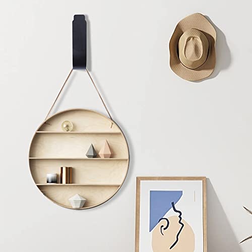 2 Pack Curtain Tiebacks Wood Curtain Holdbacks U Shaped Curtain Hooks Curtain Tie Backs Wall Mount Curtain Holder Curtain Pull Backs Tie Backs for Curtains (Black, 2) - color: Black