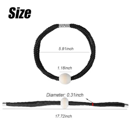BEL AVENIR Magnetic Curtain Tiebacks, Boho Farmhouse Curtain Tie Backs - color: Black