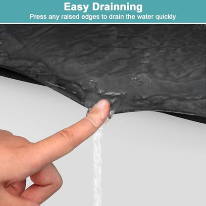 Under Sink Mats for Kitchen Waterproof 31" x 22", Black - color: Black, size: 31" x 22"