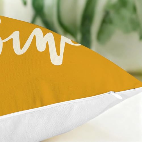 Hexagram Throw Pillow Covers 18x18, Yellow Outdoor Pillow Covers - color: Yellow1, size: 18" x 18" (Pack of 4)