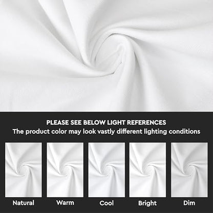 Encasa XO Table Runner, Cotton Canvas Dining Runner 13"x48" - color: White, size: 48" x 13" (Runner)
