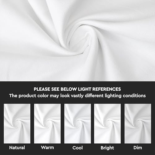 Encasa XO Table Runner, Cotton Canvas Dining Runner 13"x72" - color: White, size: 13x72 in