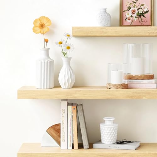 TBWIND 12 Pcs Matte White Glass Bud Vase Set - color: White-12pcs, size: 12Pcs