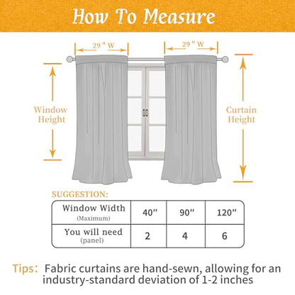 LAMIT Linen Curtains 24 Inch Length for Kitchen Cafe, 2 Panels, Sage Green - color: Rod Pocket - Sage Green, size: 29"W x 24"L (Pack of 2)