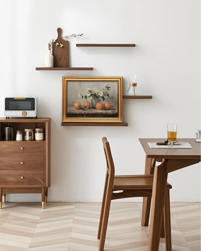 VIYYIEA Gold Framed Wall Art, Oranges Still Life Print Kitchen Wall Art - color: White Roses Vase, size: 16"L x 12"W