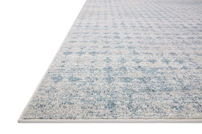 Loloi Kamala Sky/Dove 6'-7" x 9'-6" Area Rug - color: Sky / Dove, size: 6'7" x 9'6" (Rectangular)