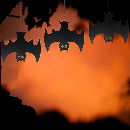 Bat Decor Halloween Party Indoor and Outdoor Supplies Bat Metal Wall Art