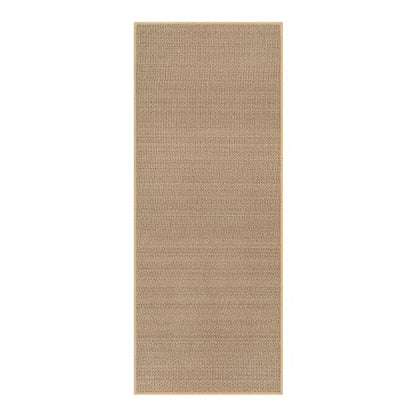 Lahome Farmhouse Kitchen Runner Rug, 2x5 Entryway Rugs Washable Non Slip - color: Beige/Khaki, size: 2' x 5'