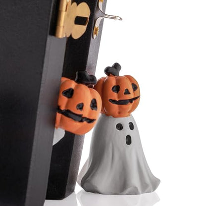 DN DECONATION 5Pcs Halloween Miniature Figurines, Spooky Home Table Decor - color: Pumpkin & Ghost & Cat