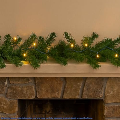 Novelty Lights 35 LED Christmas Mini Light Set, Warm White, 13.5 Feet - color: Warm White