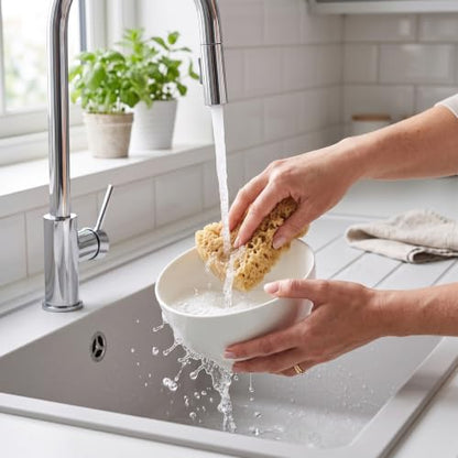 30 oz Ceramic Bowls Set of 6, 6 Inch Off-White Soup & Cereal Bowls - size: 6 inch 30 oz (White Rim)